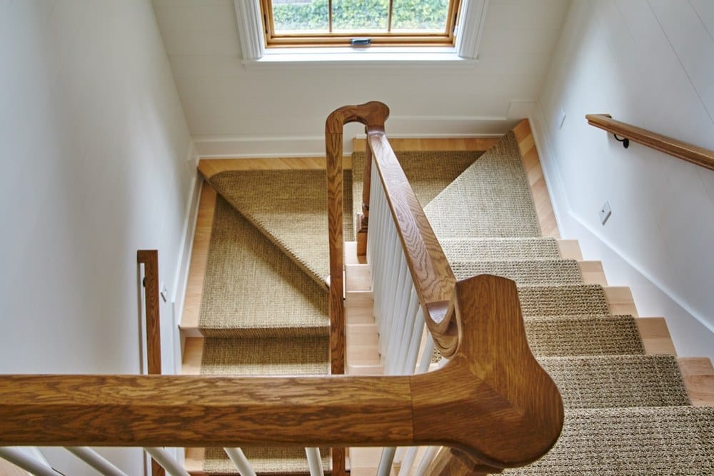 stairs with a runner