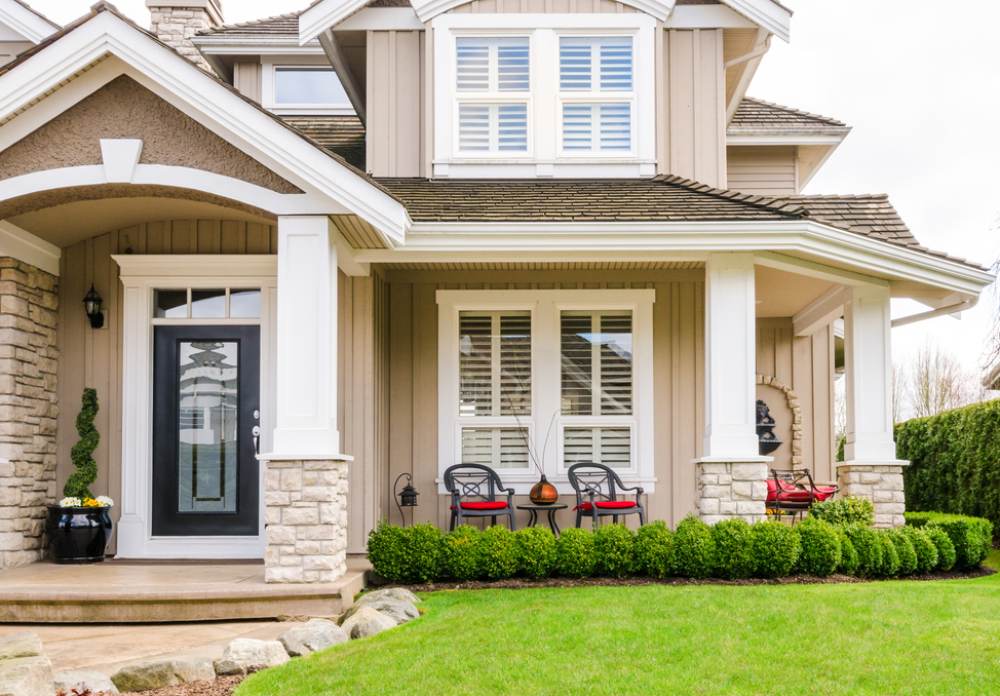 front yard landscape