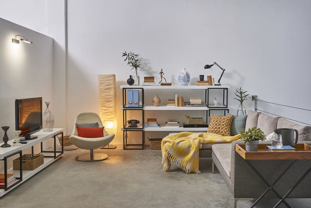 Modern and comfortable reading room