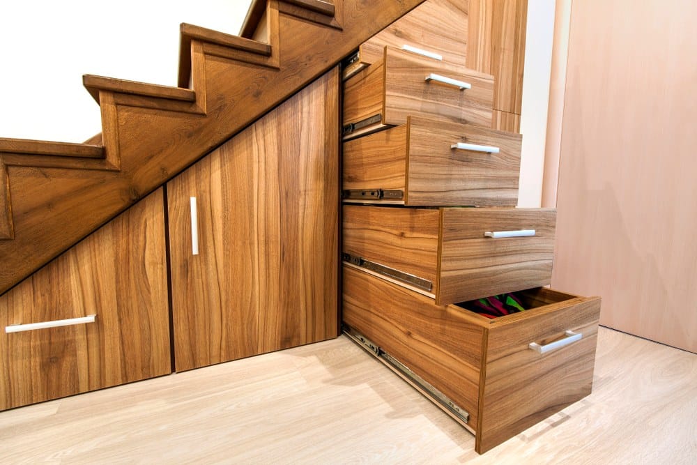 under-stairs storage