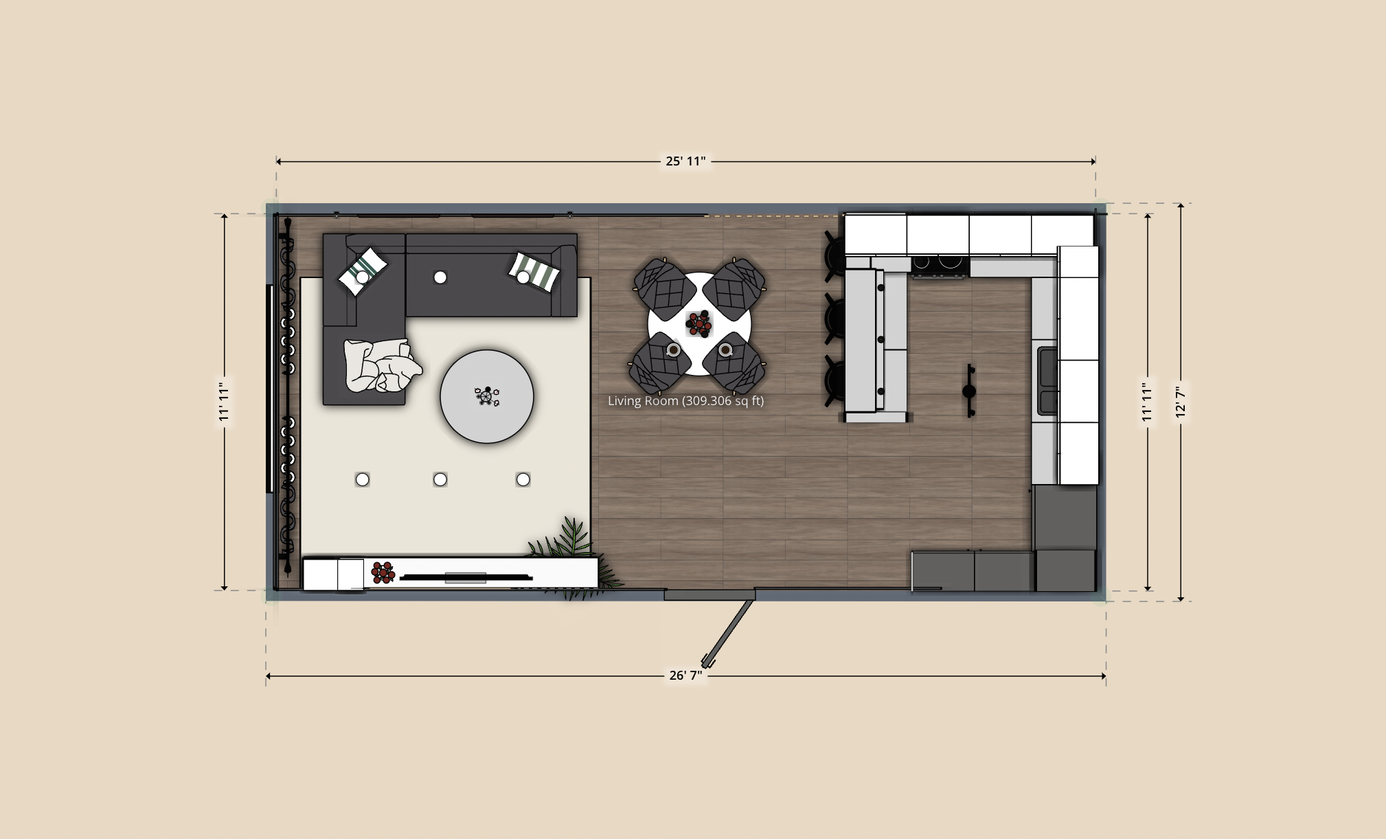 floor plan by Planner 5D