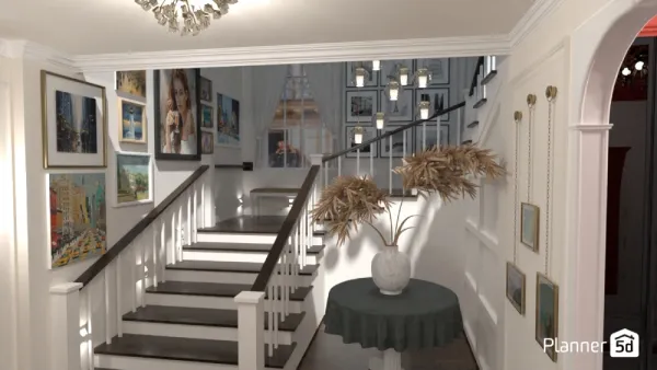 Staircase designed in Planner 5D